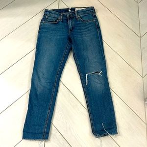 Rag and Bone Dre low rise slim boyfriend Jean